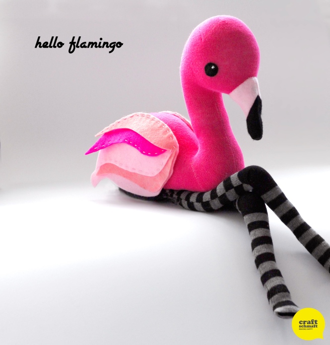 Sock Flamingo